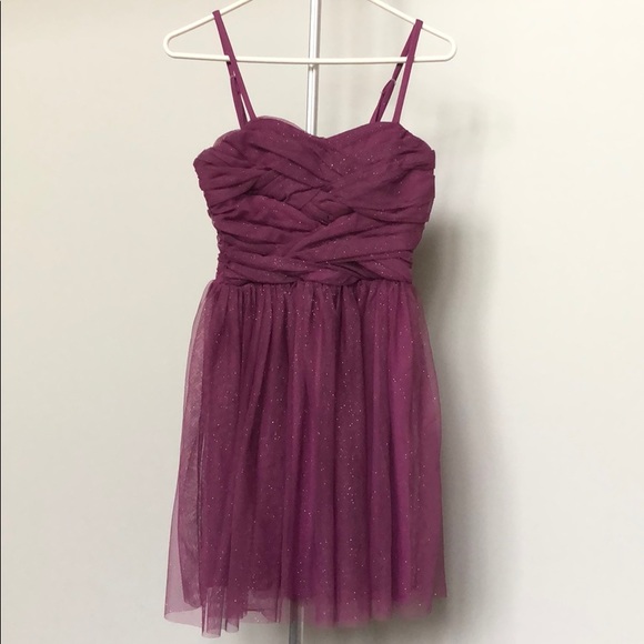 BCX Dress Sparkly Cocktail Homecoming Dress Mauve in Size 1 - Picture 1 of 6